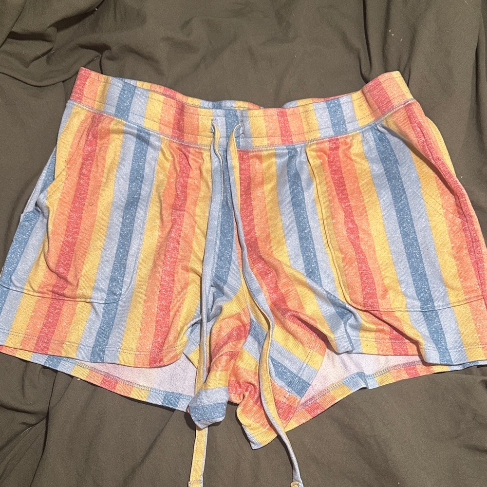 Sonoma Colorful Striped Women's Athletic Shorts